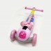 Kids Foldable 3-Wheel Tilt and Turn Kick Scooter with Adjustable Handle, Music Box for Ages 3-8 Years Old - 190-37